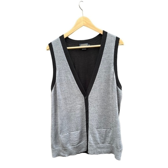 PENDLETON Woolenmills 100% Wool Vest - Gay/Black - Men's L